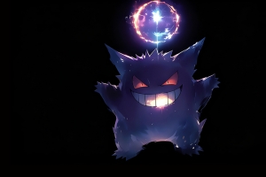 耿鬼黑色背景4K动漫高清壁纸3840x2160免费下载