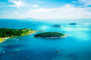海边  蓝色 天空  大海
