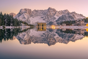 意大利米苏里纳湖雪景2880x1800高清壁纸免费下载