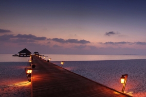 海边夜景