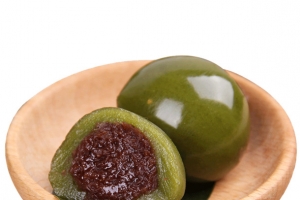 豆沙糯米糍粑点心