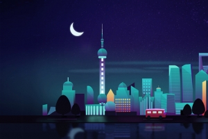 夜上海背景