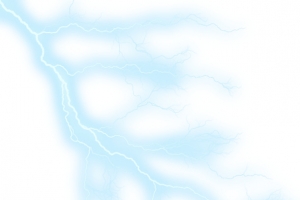 创意合成蓝色额的闪电光效