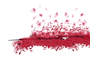 红色海报花瓣背景高清PNG透明漂浮元素设计素材免费下载