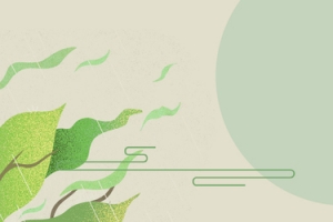 清明节绿色手绘旅游清新banner