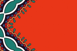 民族风喜庆图案背景banner