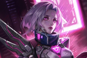LOL英雄联盟无双剑姬 源计划 同人 菲奥娜4k游戏壁纸