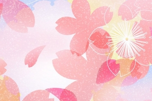 粉色卡通花朵花瓣壁纸