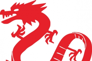 剪纸中国龙元素2