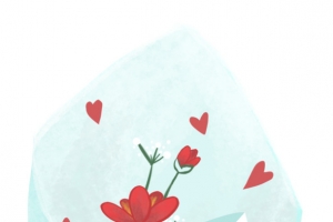 花朵 节日  手捧 鲜花