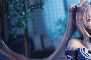 cosplay原神美女 珊瑚宫心海3440x1440带鱼屏壁纸