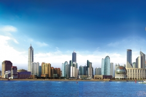 上海著名建筑PSD分层背景图