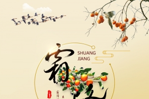 大气简约霜降渐变棕色banner