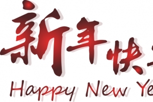 新年快乐简约字体05