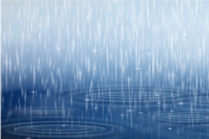 蓝色雨滴背景