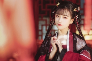 可爱古装美女 俏皮美女4k壁纸3840x2160