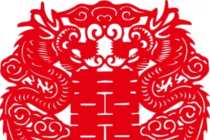 创意喜字帖素材图