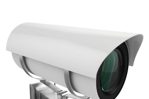 黑色圆形探头监控器