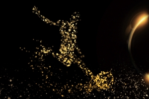 运动黑金海报banner