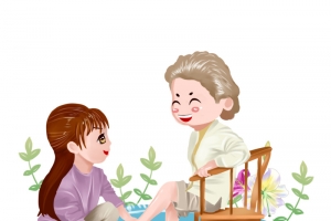 帮父母洗脚元素