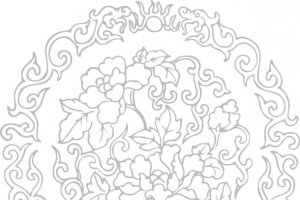 牡丹花纹