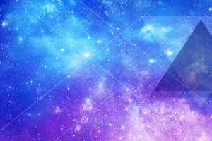 商务电子科技星空梦幻海报背景banner