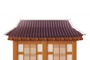 新年快乐  元素   古屋  春节