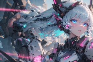 机甲美少女战士4K电脑壁纸