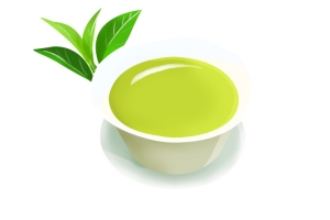 绿茶手绘卡通