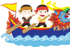传统方中国亚洲赛龙舟