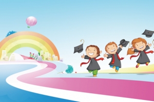 幼儿园毕业典礼清新banner