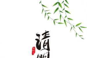 清明节png简约透明背景