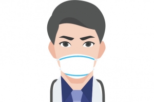 带口罩医生
