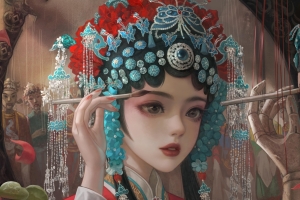 纸嫁衣 中国风 戏子美女 高清平板电脑壁纸