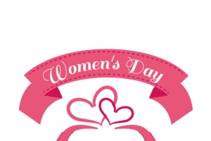 妇女节装饰彩带