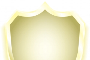 黄色盾牌保护健康