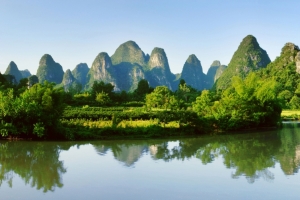 桂林山水风景3440x1440高清壁纸