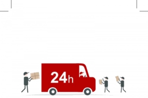 准备发货的货车
