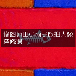田小雨子旅拍人像修图秘籍，精修课程详解
