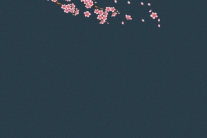 简约花卉书本教师节背景素材