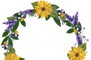 矢量手绘花环高清PNG透明装饰元素花纹设计素材免费下载