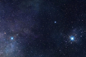 绝美星空摄影H5背景