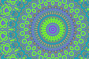 分形 图案 曼陀罗 抽象 明亮的 4k壁纸 3840x2160