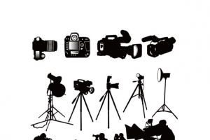 相机和照相的人