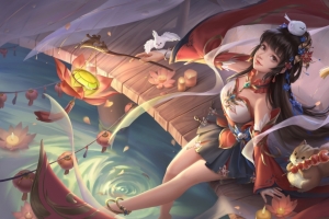 三国杀夏侯氏新皮肤4k高清壁纸