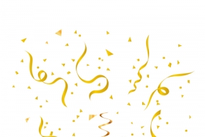 矢量手绘彩带高清PNG透明免扣设计素材免费下载