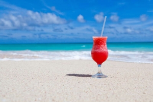 夏日海滩度假游玩