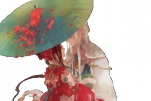 矢量古风插画