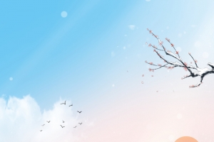 手绘装饰元素背景图