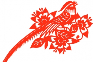小鸟窗花